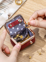 Load image into Gallery viewer, Genuine Leather Mini Coin Purse Jewelry Pouch N6B191