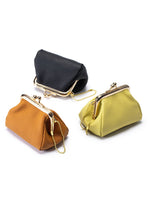 Load image into Gallery viewer, Genuine Leather Mini Frame Purse Coin Pouch Women N6B195