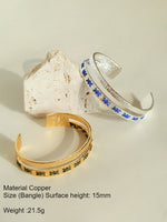 Load image into Gallery viewer, Color Thread Open Cuff Bracelet Women Retro N6C039