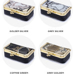 Load image into Gallery viewer, Women's Top-Grain Leather Snake-Print Jewelry Case N6J226