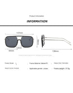Load image into Gallery viewer, Blocking Frame Glasses Fashion Square Sunglasses N6B173