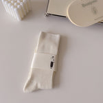 Load image into Gallery viewer, Vertical Stripe Crew Socks Women Cotton Stackable M5A307