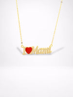 Load image into Gallery viewer, MaMa Layered Gold Plated Pendant Necklace Women N6D501