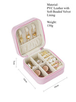 Load image into Gallery viewer, Portable Jewelry Organizer Box Travel Mini Case N6A234