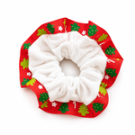 Load image into Gallery viewer, Christmas Velvet Reindeer Print Scrunchie N6K004