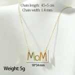 Load image into Gallery viewer, Zircon MOM Heart Pendant Necklace N6D521