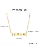 Load image into Gallery viewer, Titanium Steel Mama Pendant Necklace Women N6D530
