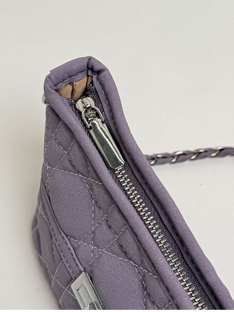 Quilted Pattern Shoulder Bag Women N6C022