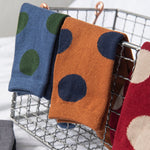 Load image into Gallery viewer, Vintage Large Polka Dot Over-the-Knee Socks Women N6H013