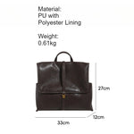 Load image into Gallery viewer, Vintage PU Leather Backpack Large Capacity Travel N6F164