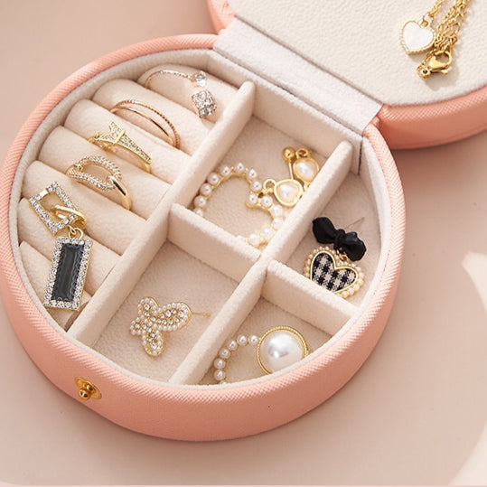 Portable Multi layer Jewelry Organizer Box Travel S5P832