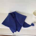 Load image into Gallery viewer, Fringe Knit Shawl Neck Warmer Triangle Cape Women N6H309