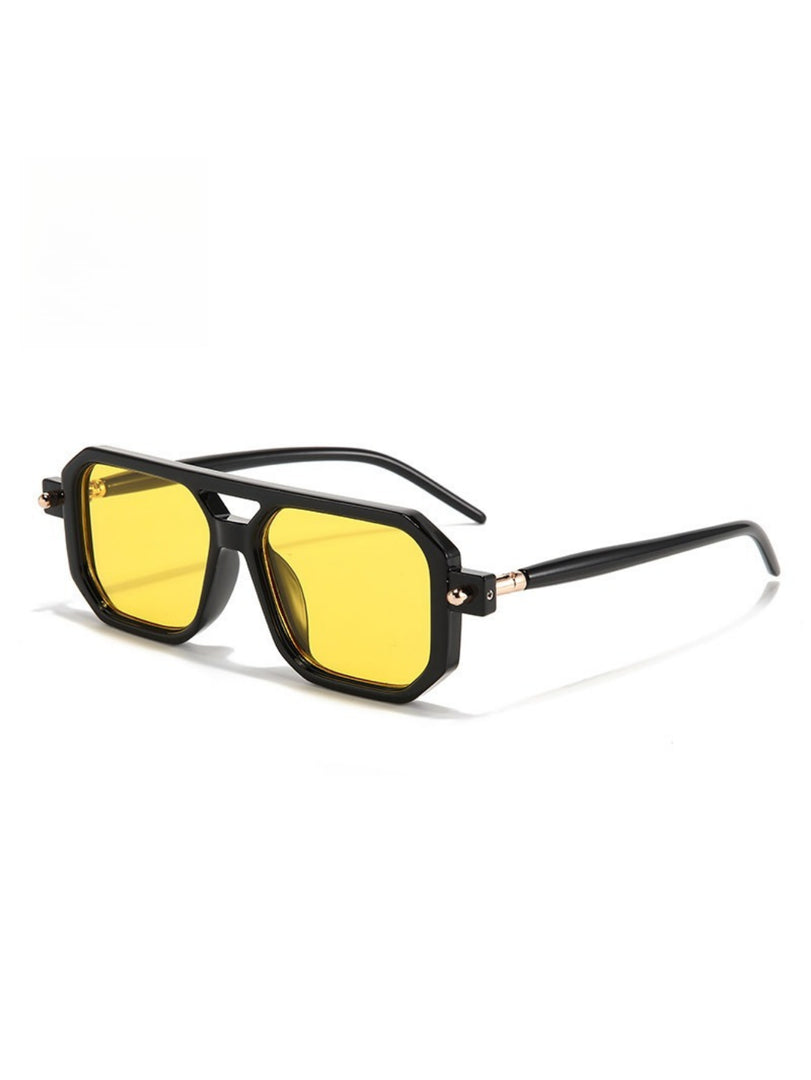 Retro Square Flat Sunglasses Fashion Women N6B155