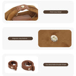 Load image into Gallery viewer, Women's Suede Dumpling Shoulder Handbag N6J158