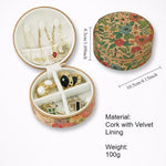 Load image into Gallery viewer, Jade Bracelet Cork Storage Box with Velvet N6E093