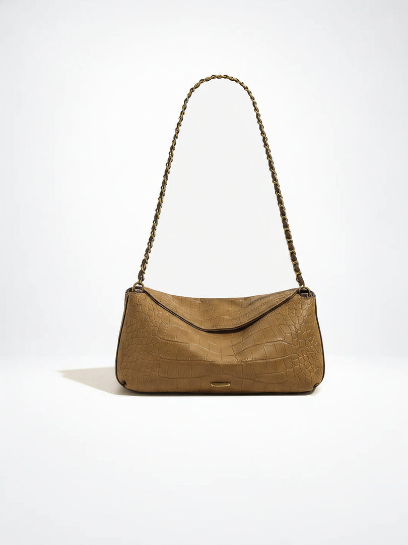 Crocodile Grain Pillow Bag Women N6C043