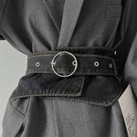 Load image into Gallery viewer, Wide Denim Waist Belt Women Corset Waist  N6H338