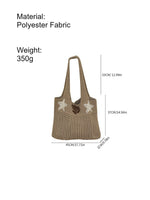 Load image into Gallery viewer, Starfish Shell Knit Tote Beach Bag Large Capacity N6C053