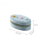 Load image into Gallery viewer, Natural Stone Velvet Jewelry Organizer Box N6G058