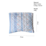 Load image into Gallery viewer, Quilted Check Print Pouch Cotton Canvas Horizontal S5P353