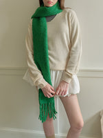 Load image into Gallery viewer, Heavyweight Wool Blend Textured Scarf  M5A136
