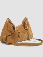 Load image into Gallery viewer, Camel Suede Hobo Tote Bag Women N6C044