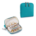 Load image into Gallery viewer, Genuine Leather Layered Jewelry Pouch Organizer N6E064