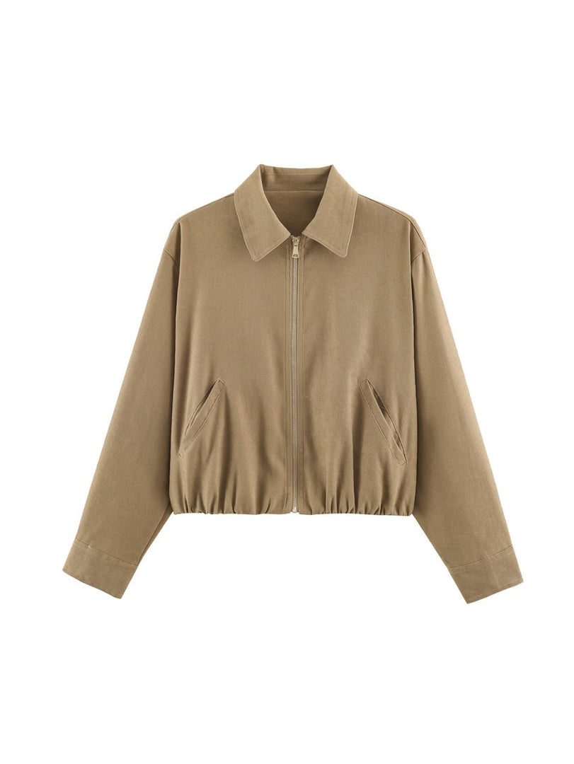 Women's POLO Collar Jacket & Casual Pants Separates N6H122