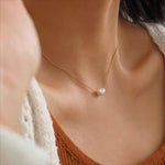 Load image into Gallery viewer, Irregular Baroque Freshwater Pearl Choker Gold Plated N6H177