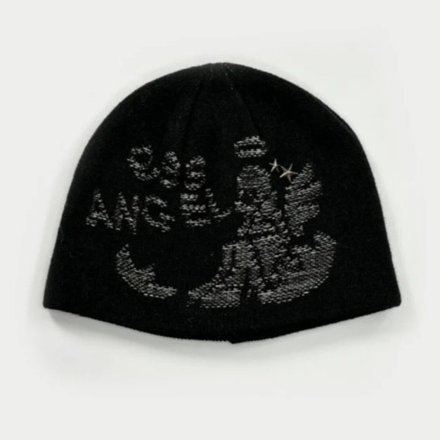 Women's Wool Jacquard Knit Beanie N6J102