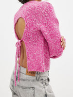 Load image into Gallery viewer, BackTie Round Slim Sweater Lightweight Options N5Z927
