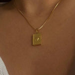 Load image into Gallery viewer, Moon Phase Heart Locket Steel Hinged Photo Frame S5P229