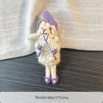 Load image into Gallery viewer, Cute Wool Felt Lamb Keyring Ornament Gift N6G005