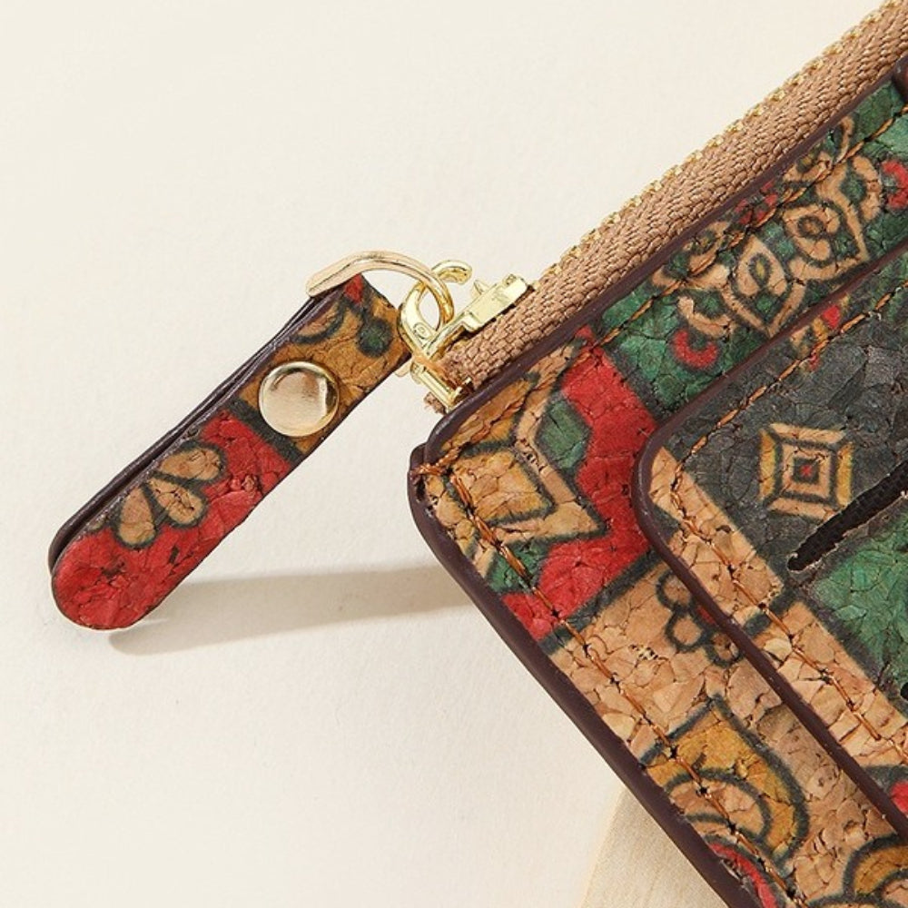 Portuguese Cork Slim Multi-Card Wallet  N6E090
