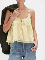 Load image into Gallery viewer, Y2K Lace Trim Camisole Women N6C121