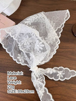 Load image into Gallery viewer, Retro Lace Floral Headscarf Bandana Women N6C004