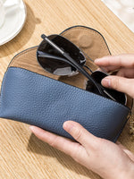 Load image into Gallery viewer, Genuine Leather Creative Portable Sunglasses Case N6C281