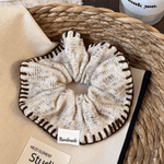 Load image into Gallery viewer, Womens Contrast Wave Knit Scrunchie N6K024