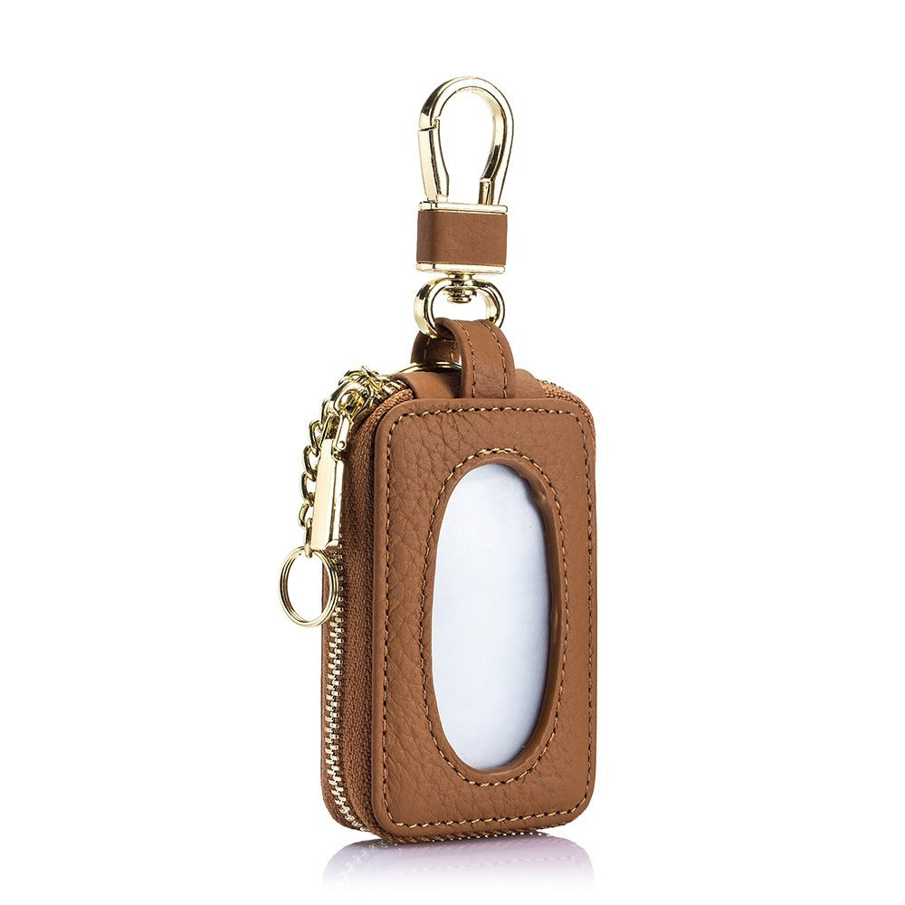Genuine Leather Universal Car Key Fob Case N6E066