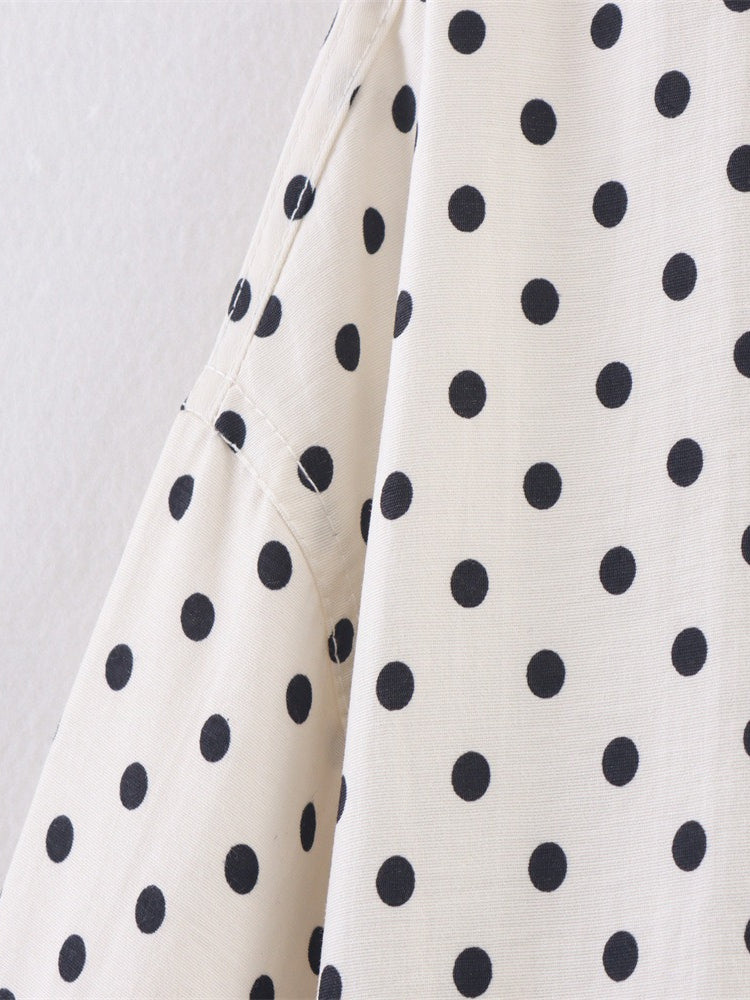 Dot Seersucker Blazer and Shorts Set Women N6C269