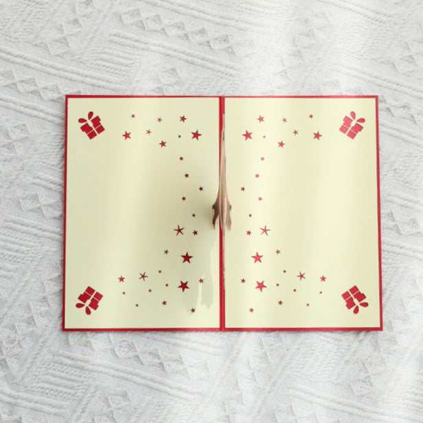 3D Santa Claus Christmas Greeting Card N6K301