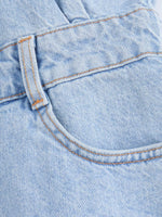 Load image into Gallery viewer, Pocket Detail Denim Short Jumpsuit Women Casual N6F213