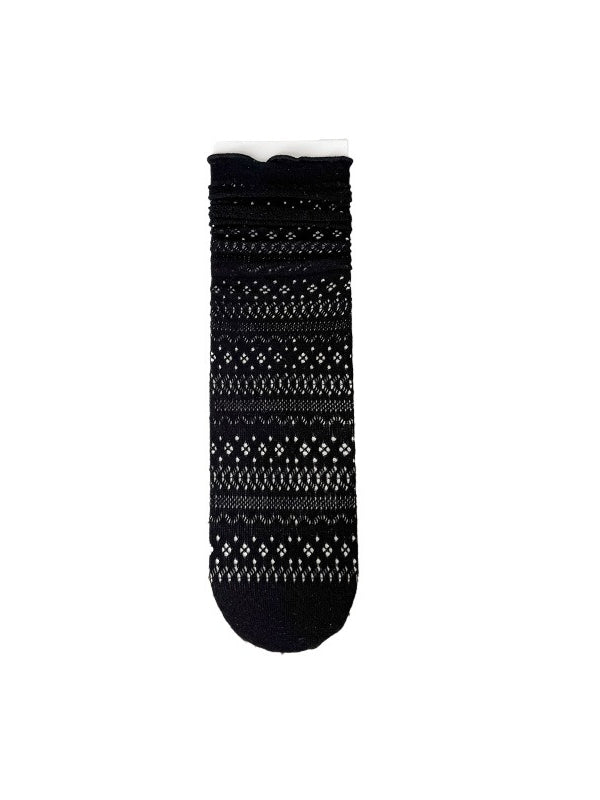 Sheer Mesh Mid-Calf Socks Women N6C165