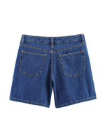 Load image into Gallery viewer, Mid-Rise Denim Shorts Women Office Casual Slim Fit N6F002