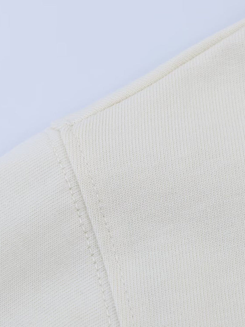 Lace Trim Relaxed Fit Short Sleeve T-shirt Women N6D130