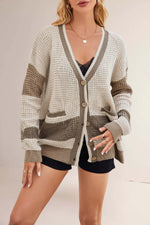 Load image into Gallery viewer, Block Pocket Cardi Mid Weight Options N5A132
