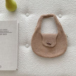 Load image into Gallery viewer, Soft Plush Knit Handbag Women Small Tote N6H314
