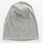 Load image into Gallery viewer, Double Layer Cotton Rhinestone Beanie Women N6H227