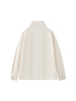 Load image into Gallery viewer, Loose Zip Stand Collar Adjustable Waist Jacket Women N6H130