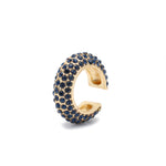 Load image into Gallery viewer, Y2K Full Set C Clip Ear Cuff Crystal Piercing Free S5P219